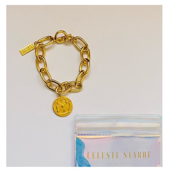 New! Rare CELESTE STARRE Yes No Maybe Chain Bracelet - Picture 3 of 11